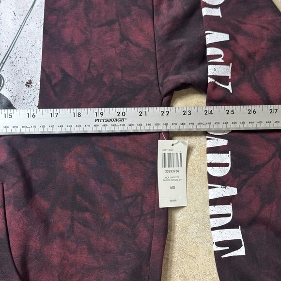 My Chemical Romance The Black Parade Red Tie-Dye Hoodie Medium New With Tags - Picture 7 of 11